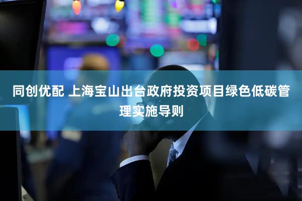 同创优配 上海宝山出台政府投资项目绿色低碳管理实施导则